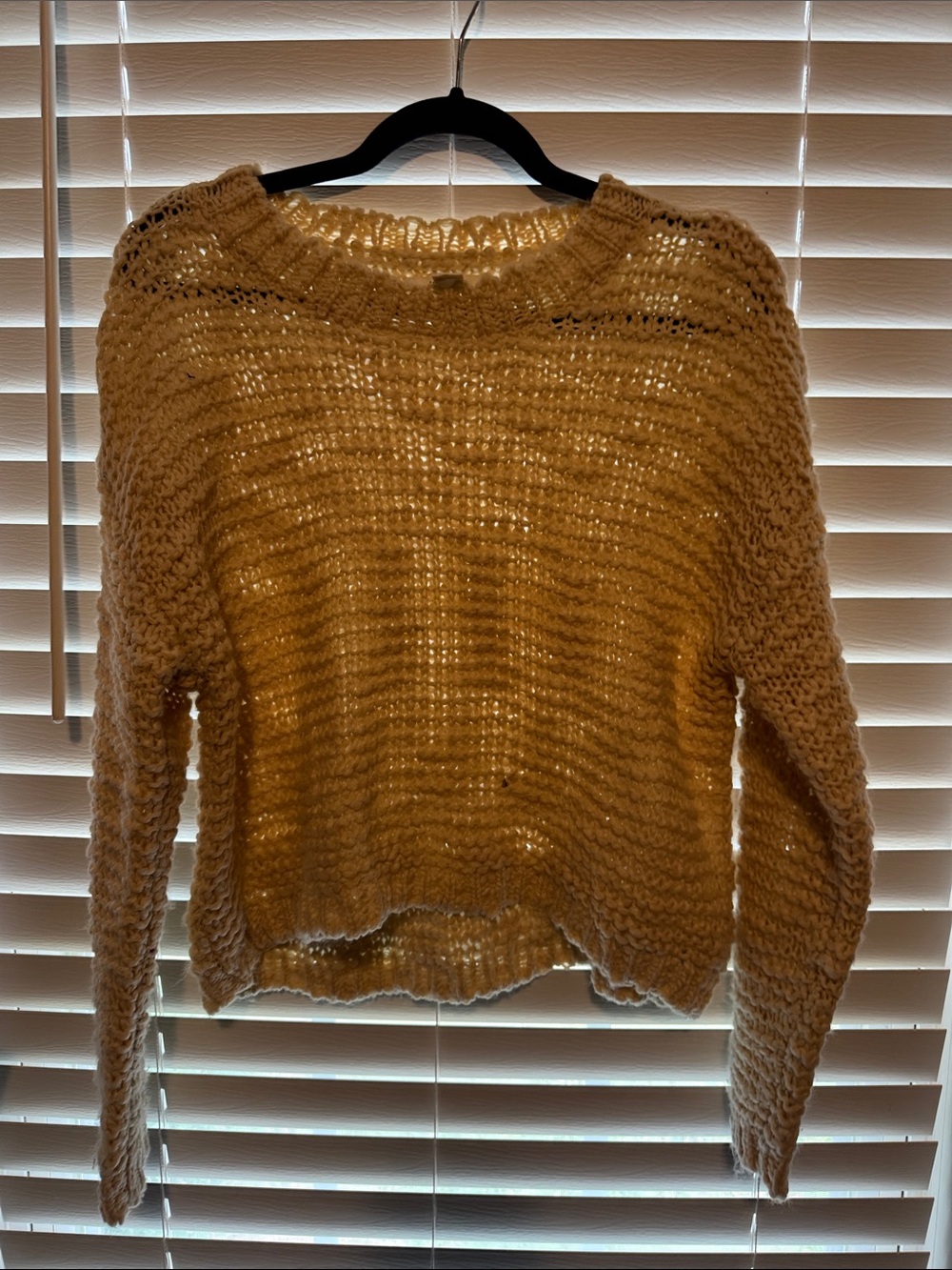Forever 21 Chunky Scoop-Neck Sweater - Cream